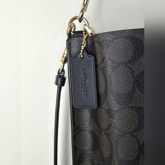 Coach Signature Logo Mollie Bucket Bag, CA561, Shoulder Or Crossbody - Picture 7 of 10